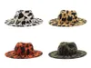 Estilos de vaca Fedora Hat para Lady Woolen Church Cap Band Wide Brim Brim Jazz Chapéus elegante Panamá TRILBY CAPS PRESENTE3393050