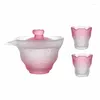 SET DI ATTUALI A TEFE SET TEETTURE CAPPE CAGNI CINESE SET TEEKANNE TEEKANNE CON CERIMONIO DI INFUSER STRUMENTI GAIWAN