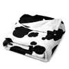 Filtar Cow Print kast filt för soffor Vintage Loose Cosplay Anime