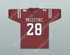 Custom Adrian Peterson 28 Palestine High School Wildcats Maroon Football Jersey 2 Top zszyte S-6xl