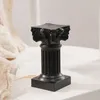 Candlers Nordic Style Roman Pilier Collier Mini Resin Colonne Statue Holder Stand for Shooting Accesstes Home Party Mariage Decor