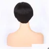 Ludzkie włosy peruki Bezprzewodowe najwyższa jakość prosta fl koronkowa peruka malezyjska bezskanika z przodu naturalna linia włosów 5924803 Produkty dostarczania upuszczenia OT4TO