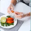 Decorative Figurines 100PCS Disposable Dining Gloves For Food Catering Baking Beauty Hairdressing Plastic Transparent Thickened PE