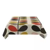 Table Cloth Oilproof Orla Kiely Multi Stem Cover Elastic Fitted Flowers Floral Abstract Backed Edge Tablecloth For Dining