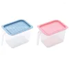 Storage Bottles JFBL 2Pcs Refrigerator Multi-Layer Fresh-Keeping Box Kitchen Sealed (Blue Pink)