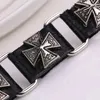 Bracelets de charme masculino de pulseira de couro ajustável masculino para cruzar Wristba