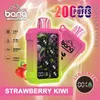 Authentic Bang Gear Bar 20000 Puffs Digital engångsvape 25 ml 500mAh Desechable E Cigarett Pod Device 20K Smart Screen