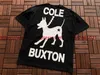 Erkek Tişörtleri Cole Buxton Hound T Erkek Kadın En Kalite Pet Köpek Cole Buxton T-Shirt Büyük Boy Üstleri CB Kısa Slve T240408