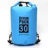 NIEUW 2024 PVC Waterdichte droge tas 5l 10L 20L 30L Outdoor duikkleedbare opslag man vrouwen strand zwemtas raft rafting rivier oceaan rugzak