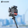 Telecamere Accessorio per fotocamera panoramica per insta360 One RS Charging Audio Adapter (orizzontale) Testa audio per Insta360 One RS Adattatore audio