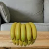 Decorazione per feste Banana artificiale mazzo di cluster gialli decorazioni simulazione oggetti di frutta