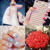 Dekorationen Semicircle Imitation Perl Nail Art Accessoires Abs flacher Rücken Acryl -Strass Sammelalbum Perlen 3d Fingernageldekoration