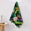 Towel Microfiber Tropical Pineapple Palm Leaves And Flowers Beach Sandproof Bath Absorbent Quick Dry Camping Pool Towels