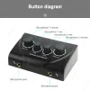 Equipaggiamento EU/US Portable Dual Mic Ingressi mixer audio audio per microfono amplificatore karaoke ok mixer blackplug per casa aziendale