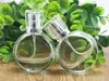 Storage Bottles Wholesale 100pcs 25ml Big Capacity Glass Empty Perfume Clear Color Travel Spray Refillable Bottle