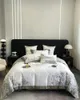 寝具セットラグジュアリーセットバタフライフラワー刺繍ワイドエッジプロセス1000TCエジプト綿布団カバーベッドシート枕カバー