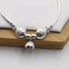 925 srebrne srebrne mała ryba łokcie biżuteria na kostki dla kobiet dziewczyny urocze Lotus Bell Beads Bracelet na nogach Ozdoba JL006 240408