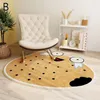 Carpets 1Pcs Cartoon Cute Carpey Bathroom Water Absorbing Floor Mat Imitation Cashmere Doormat Xmas Gift