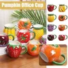 Tasses Creative Pet Fruit Forme Ceramic Cup Office Mug Orange Mignon X4A2