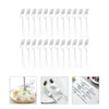 Utensílios de jantar 24pcs jantar bobs talheres aço inoxidável restaurante de cozinha de cozinha metal