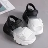 HBP bez marki Dropshipping Niestandardowe letnie damskie sandały sportowe platforma damska Platforma Chunky Wedge Obcing Sandals