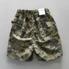 Herr shorts sommar tunn tvättade strandsporter för män vintage amerikansk casual halva byxor cityboy ungdom man cool andas slitage