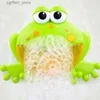 Baby Bath Toys New Whale Frog Crabs Bath Toy Machine à bulles extérieures Bubbles Maker Maker Baignoire Baignoire Soap Water pour enfants avec de la musique L48