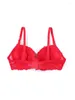 Bras Beauwear Push Up Reggiseno per donne in pizzo con lingerie traspirante in filo