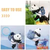 Garden Decorations Panda Planter Hanger Ornament Toy Desktop Realistic Animal Figurine