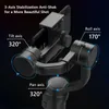 Portable F8 Smarphone Gimbal Stabilizer 3 ejes Handheld Phone Gimbal Selfie Stick Sporter Bluetooth para Xiaomi Huawei iPhone Pro Max YouTube Tiktok Vlog Video Registro