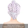 Handduk Microfiber Hair Turban Wrap Fast Torking Hat Dry Cap Head Super Absorberande Mjuk lättvikt 10inx25in Pack