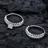 Cluster ringen Pubang Fine Jewelry 925 Sterling Silver Created Moissanite Diamond Anniversary Sparkling Band Set for Women Gift Wholesale