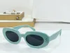 Óculos de sol de moda para homens mulheres verão 40276 Designer elegante estilo de direção ao ar livre Anti-ultraviolet Retro Plate Acetato Oval Pequeno copo de moldura Caixa aleatória