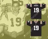 Aangepaste naamnummer Joe Namath 19 Beaver Falls High School Tigers Black Football Jersey 3 Top gestikte S-6XL