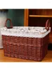 Laundry Bags Dirty Hamper Rattan Storage Basket Nordic Clothing Toys Home Wicker Extra Large Clothes