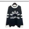 Menses de designer suéteres retro clássicos da moda Cardigan Sweatshirts Men suéter letra bordada no pescoço redondo jumpera36