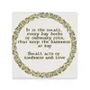 Table Mats Small Acts Ceramic Coasters (Square) Eat Cute Kitchen Supplies