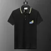 Klassisches Männer-Polo-Shirt Sommer Casual Polo Mode bestickter gedruckter Polo-Shirt Hochwertiges Kurzarm T-Shirt 90128
