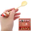 Spoons 6 Pcs Coffee Stirring Spoon Christmas Gift Multi-use Cartoon Resin Chrismas