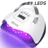 Klänningar Sun X7 Max UV LED -lampa för nageltork Manikyr Nagellampa UV Gel Lack Nail With Motion Sensing Professional Lamp för manikyr