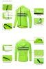 Vestes extérieures Hoodies Wosawe Ultralight Mens Cycling Breaker Reflective Veste Restroproofing Water Route Mtb Road Bicycle Long Jersey Wind Coat L48