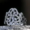Cluster anneaux 2023 Nouvelle mode rétro celtique knot totem anneau nordique mythe viking warrior mens ring leader joelry fashion bijoux cadeaux240408