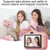 Connectores Mini Câmera de Selfie da Câmera Infantil Câmera de Selfie 3,5 polegadas 40MP Criança Digital para Aniversário Presente Festivo Câmera Infantil Câmera Infantil