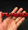 3D Red Metal Turbo T Car tronco traseiro traseiro traseiro Decalques de crachás de emblema de emblema 3436566