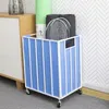 Laundry Bags Iron Art Organizer For Clothes Mobile Yoga Mat Storage Basket Bathroom Baskets Living Room Children Sundries Toy