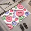 3d Three-dimensional Expansion Effect Floor Mat Anti Slip and Absorbent Carpet Household Toilet Protruding Quick Drying Door Diatomaceous Mud