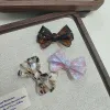 Koreanisch neue süße 5,4 cm dreidimensionale Bowknot-Haarclip für Sweet Girls Mode farbenfrohe Acetat Entenschnabel Clip Haarzubehör Accessoire