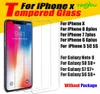 Для iPhone X 8 8plus 6s Защитник из закаленного стеклянного экрана для Samsung S6 Edge S8 Примечание 8 Прозрачная защита пленки без Pakcage4567782