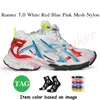 Tracks Runner 7 7.5 Designer Dress Shoes Women Men Black White Graffiti Platform Tripler Luxury Tennis Shoe Pink Foam Runners Trainers Big Size 46 Dhgate Sneakers