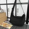 Abendtaschen Leinwand Stoff große Größe Hobo Messenger Postman Bag Stylish Streetwear Y2K Grunge Textile Ferienschule Laptop Side Schulter